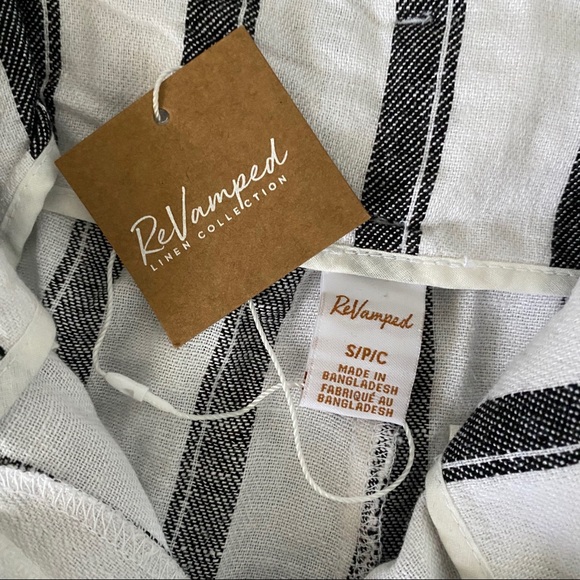 Striped High Rise Wide Leg Pants - Picture 7 of 9